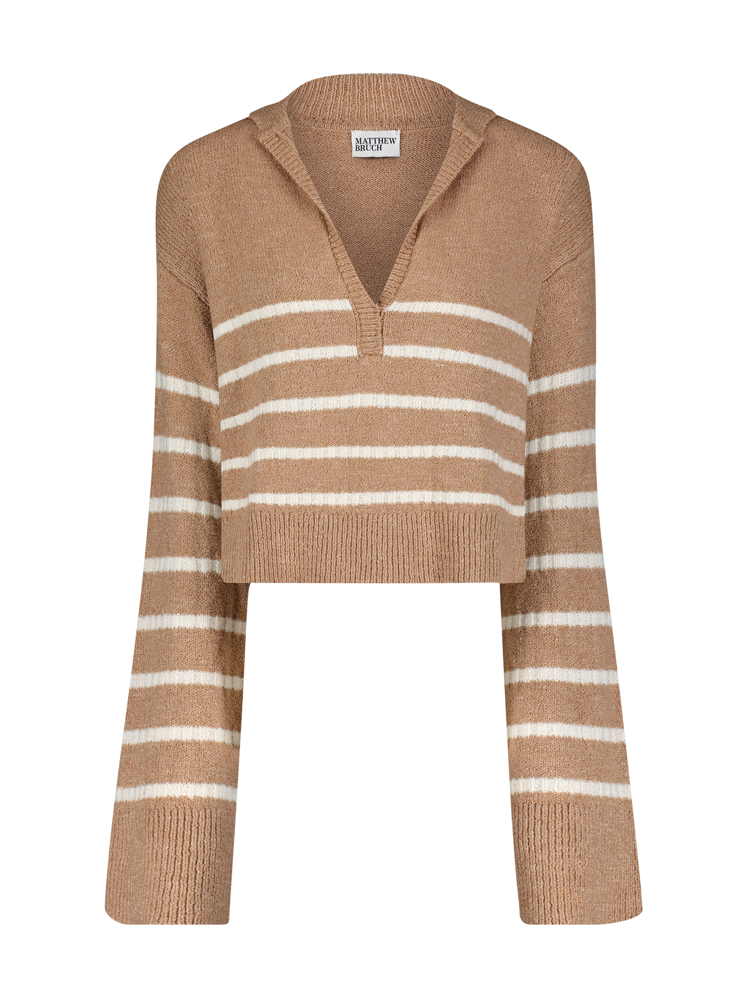 Striped Sailor Khaki Knit Pullover