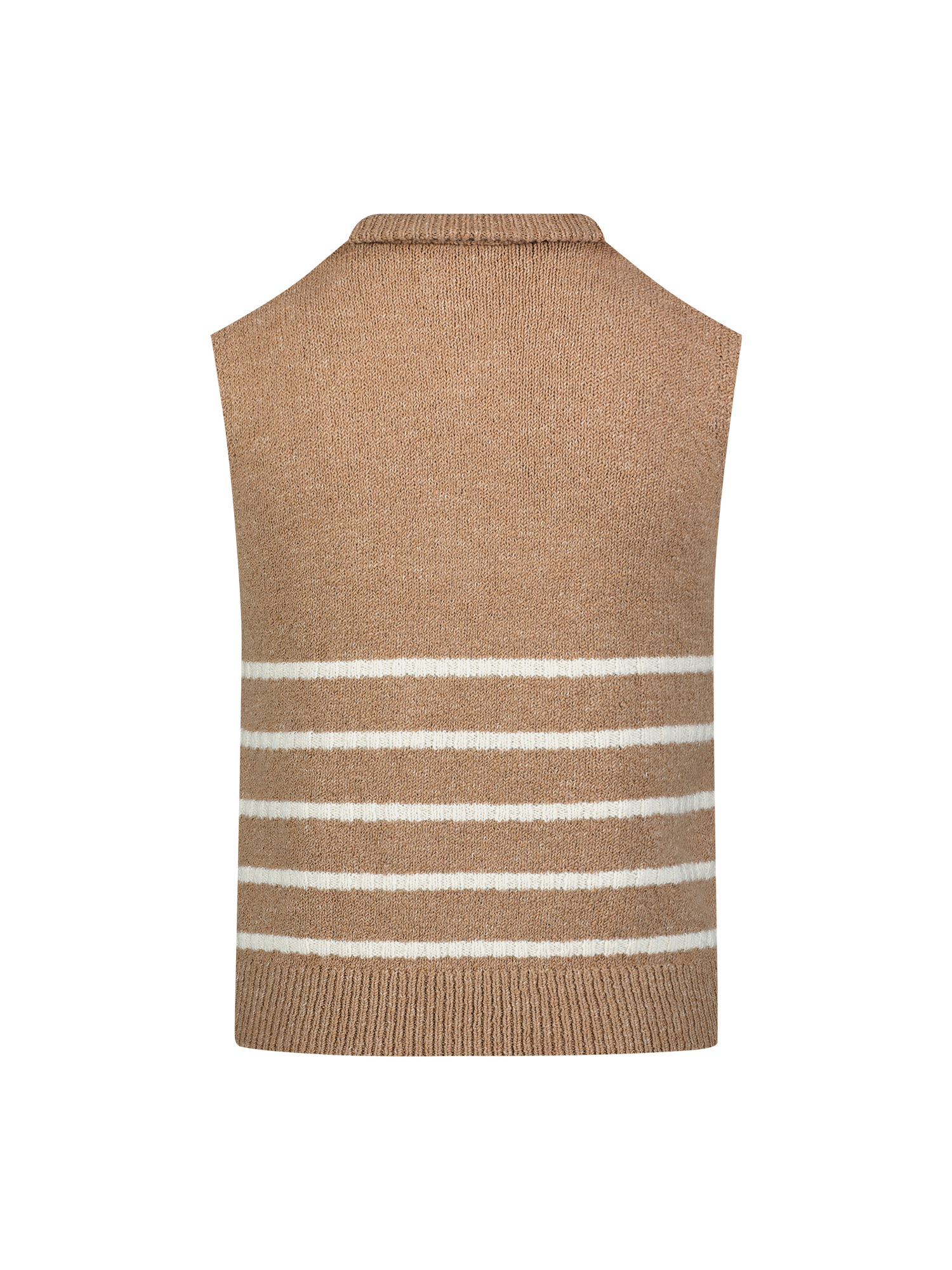 Striped Sailor Khaki Knit Vest