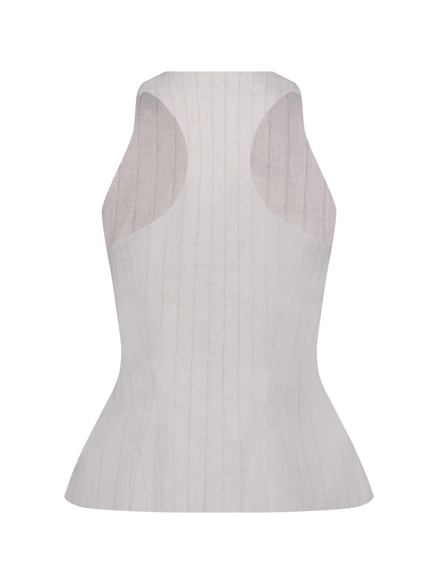 Oatmeal Stripe Vest