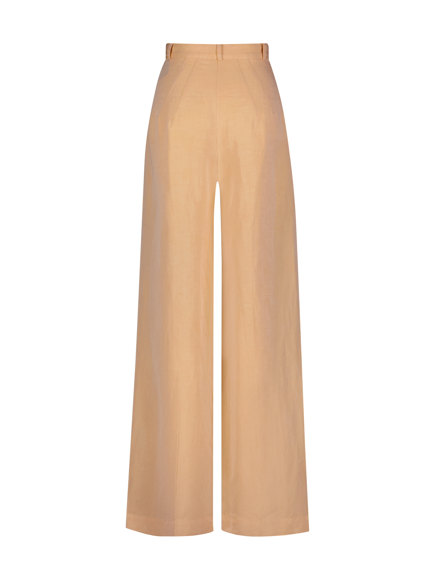 Button Pleated Mango Viscose Trouser