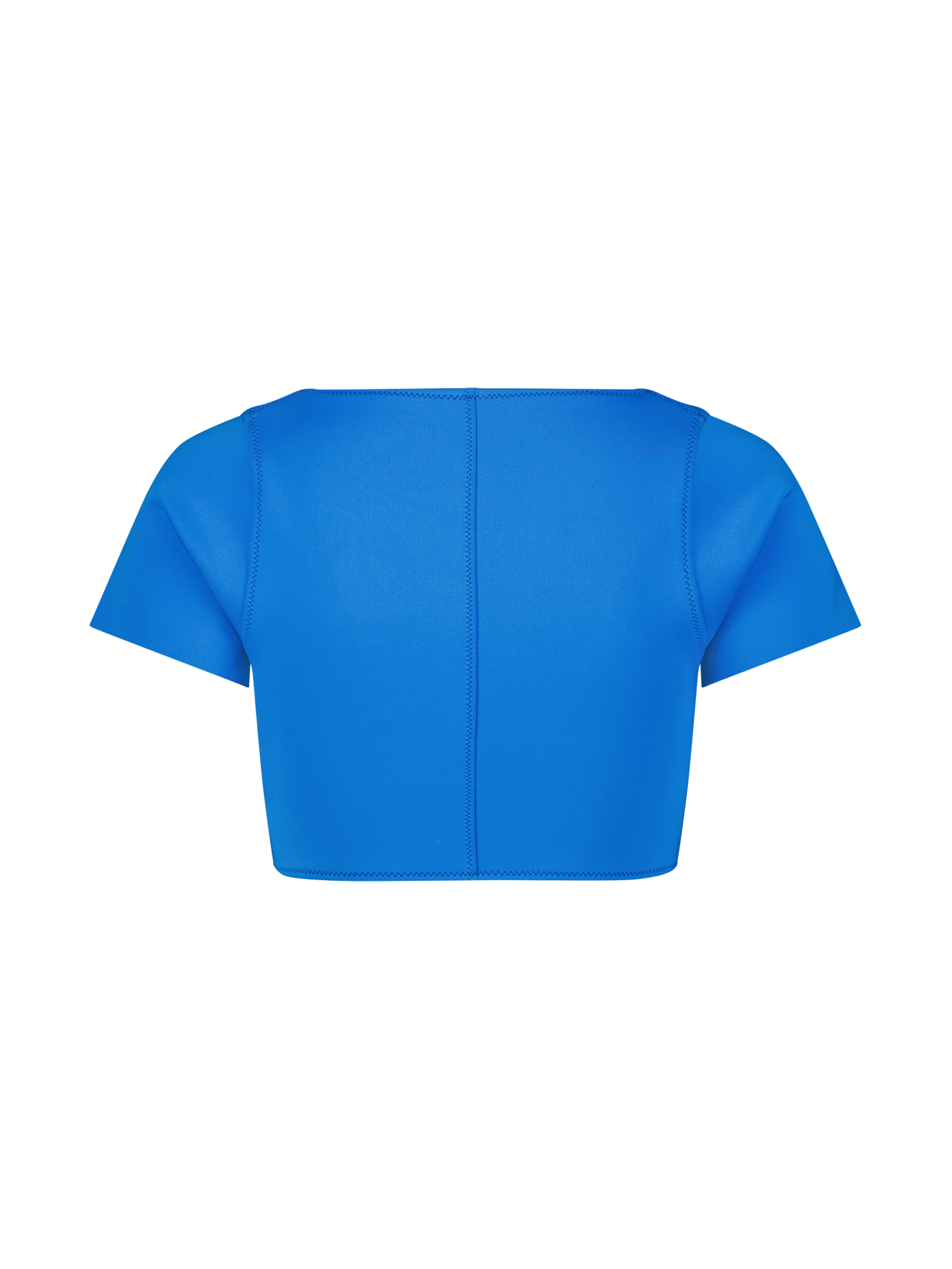 Apron Zip Bright Blue Neoprene Top