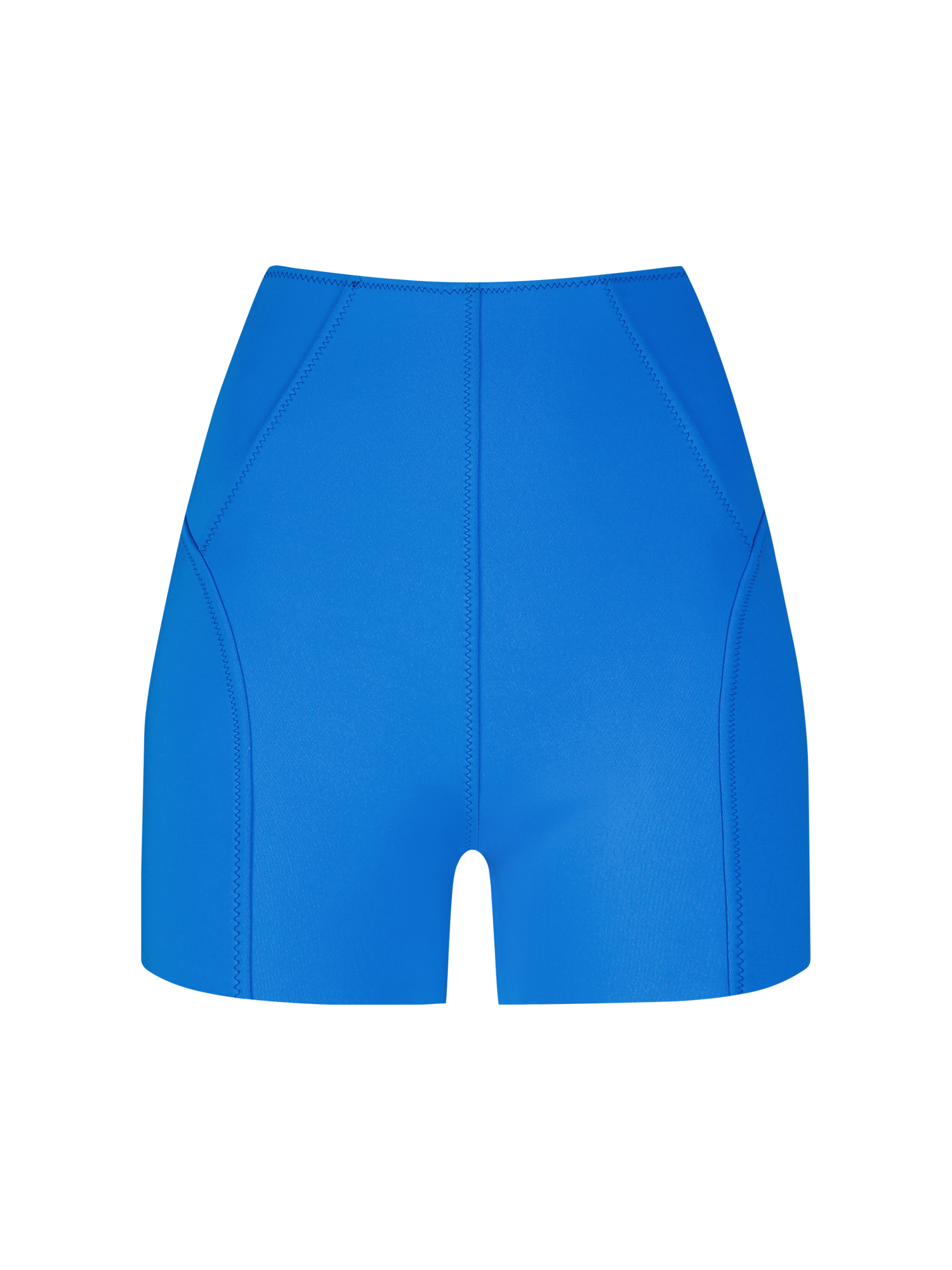 Seamed Bright Blue Neoprene Hot Short