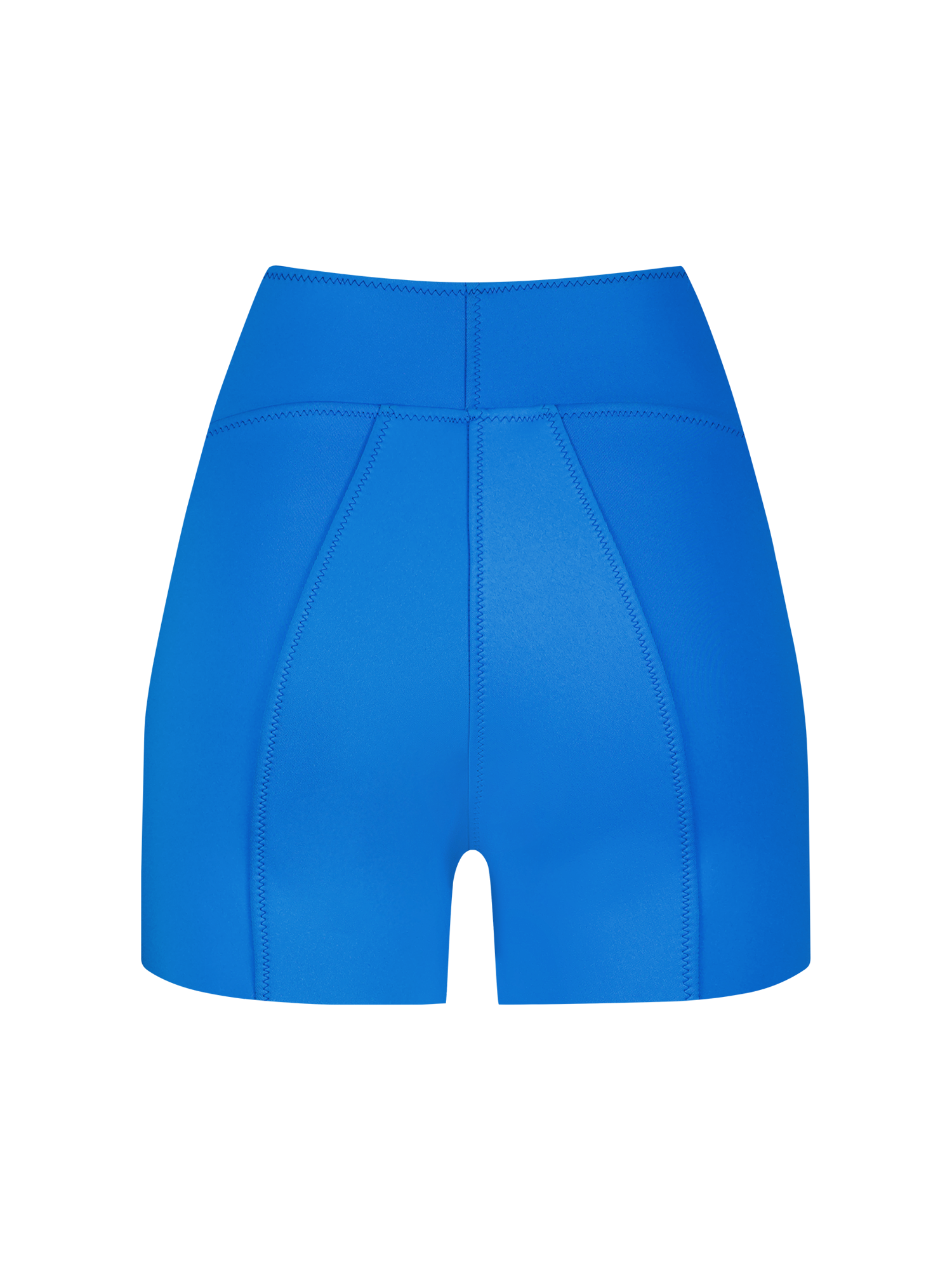 Seamed Bright Blue Neoprene Hot Short