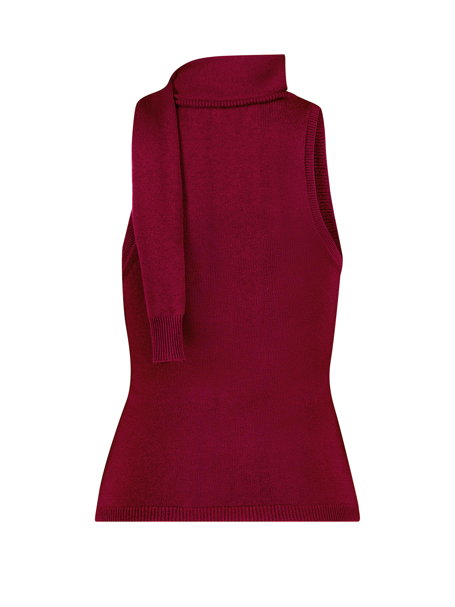 Scarf Burgundy Tank Top