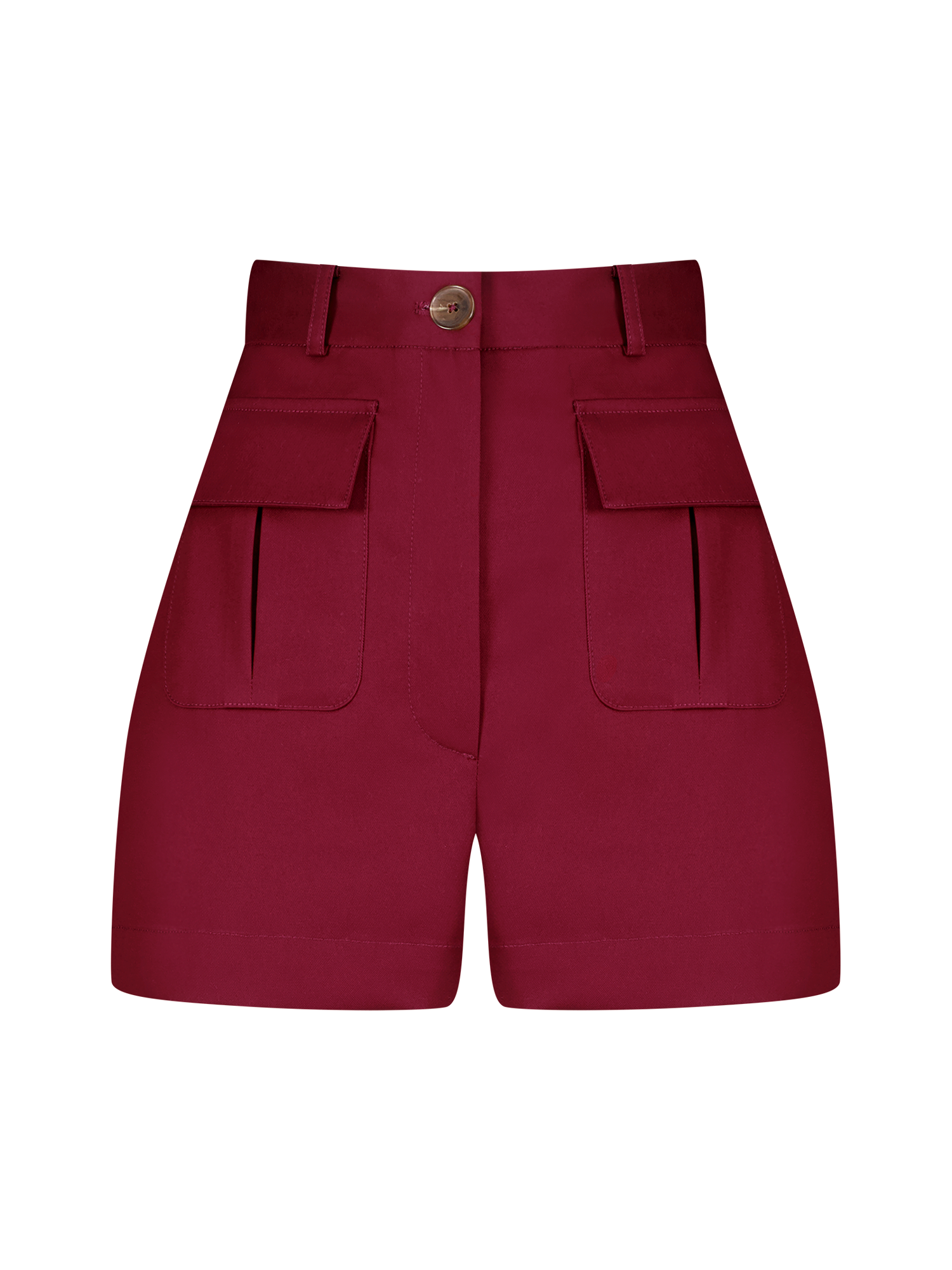Cargo Burgundy Hot Short