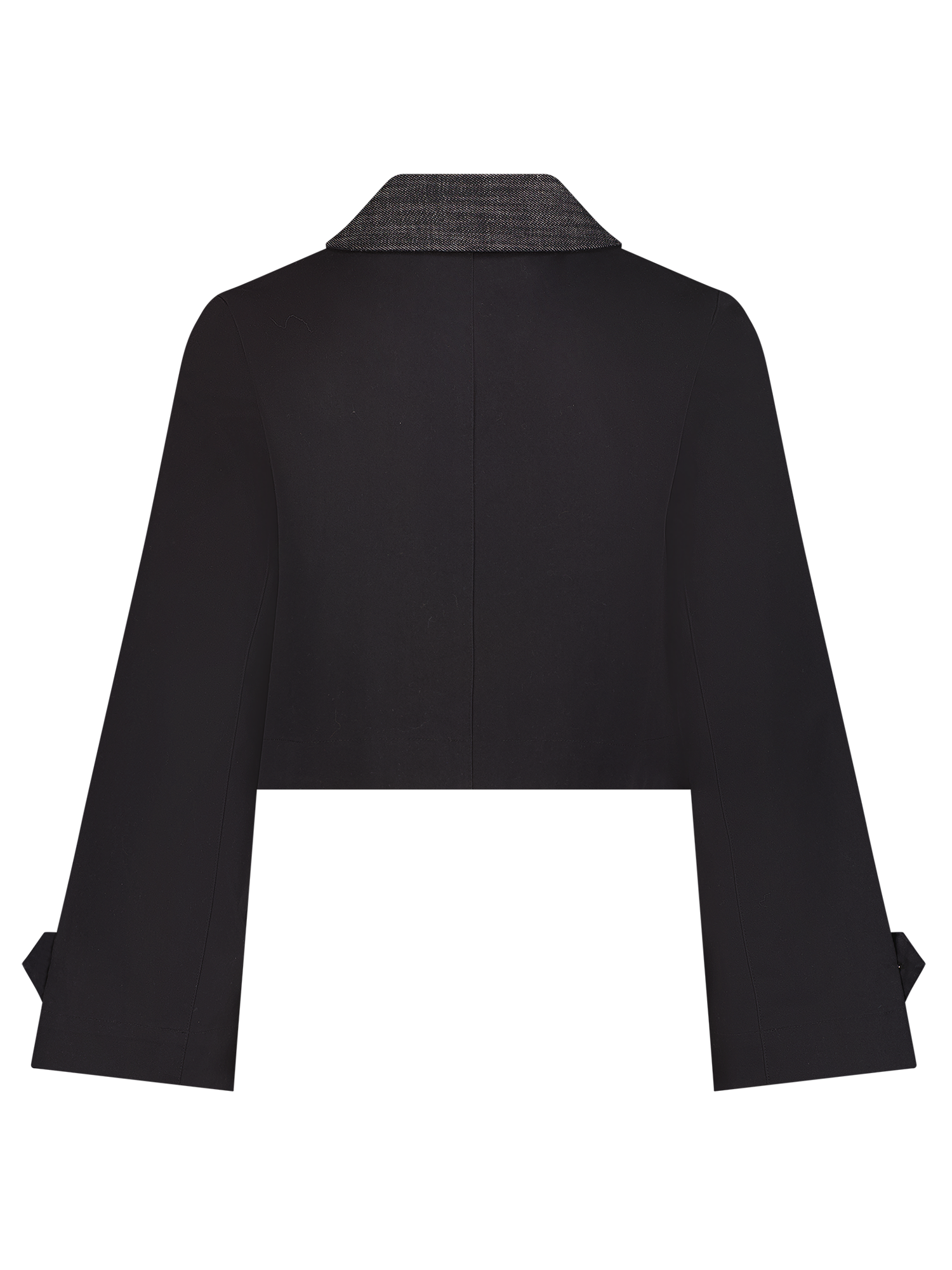 Cropped Black Barn Jacket