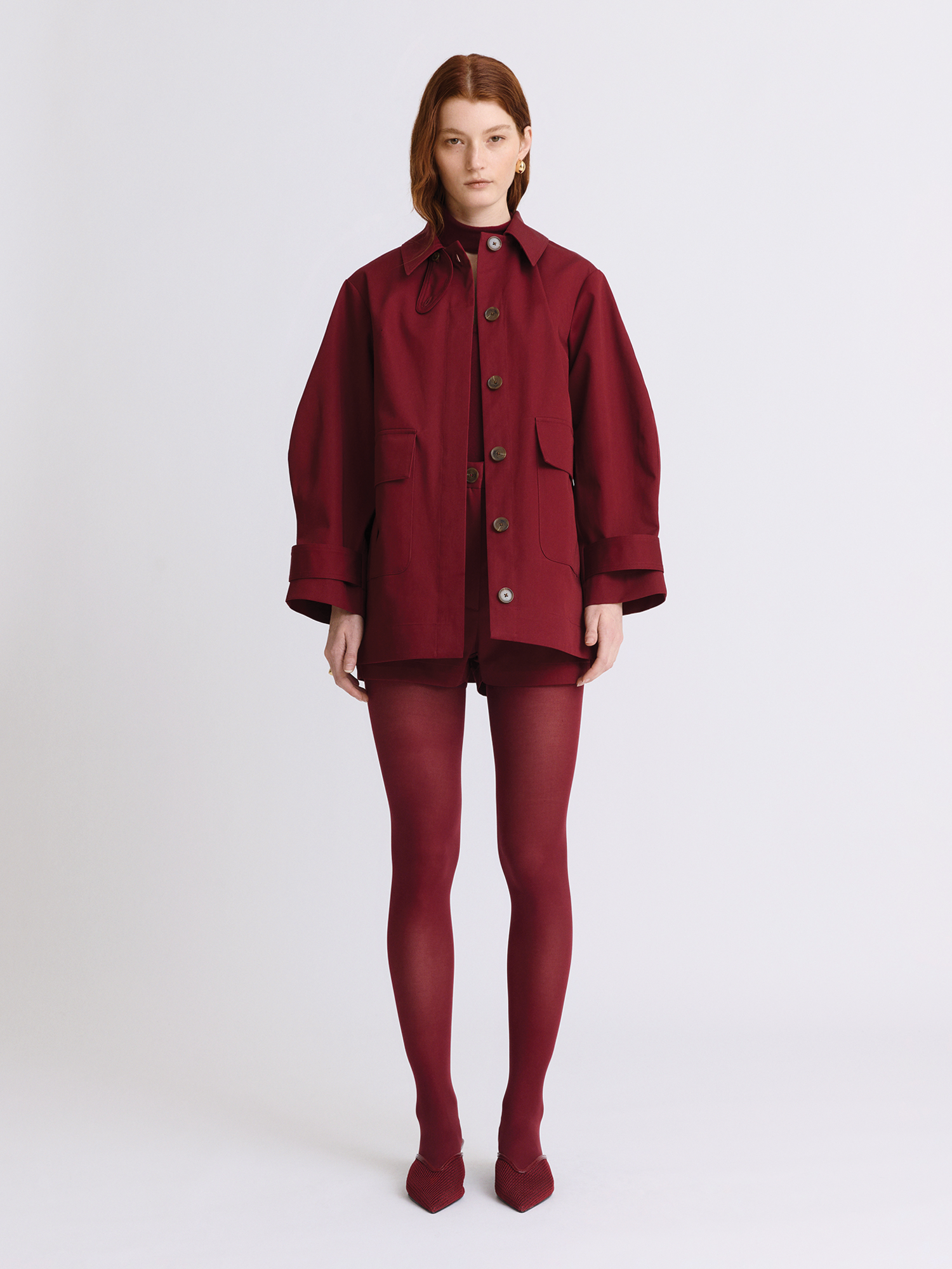 Cargo Burgundy Barn Jacket