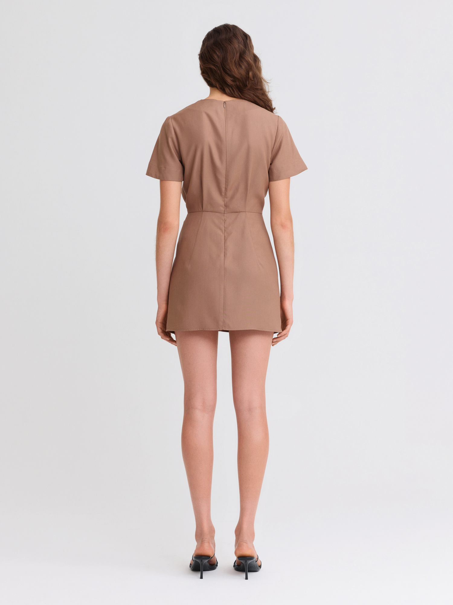 Twist Mocha T-Shirt Dress