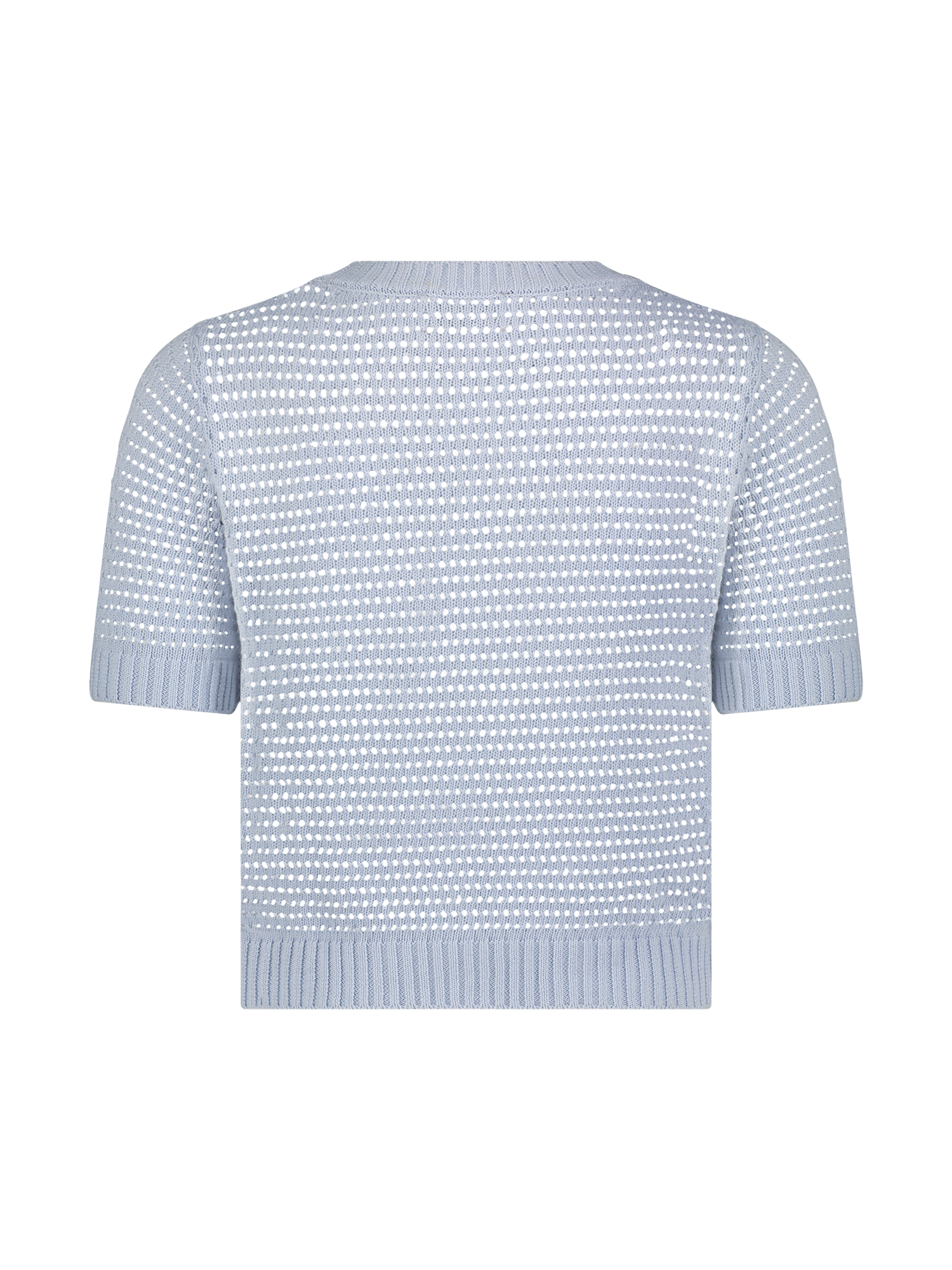 Cable Mesh Light Blue T-Shirt