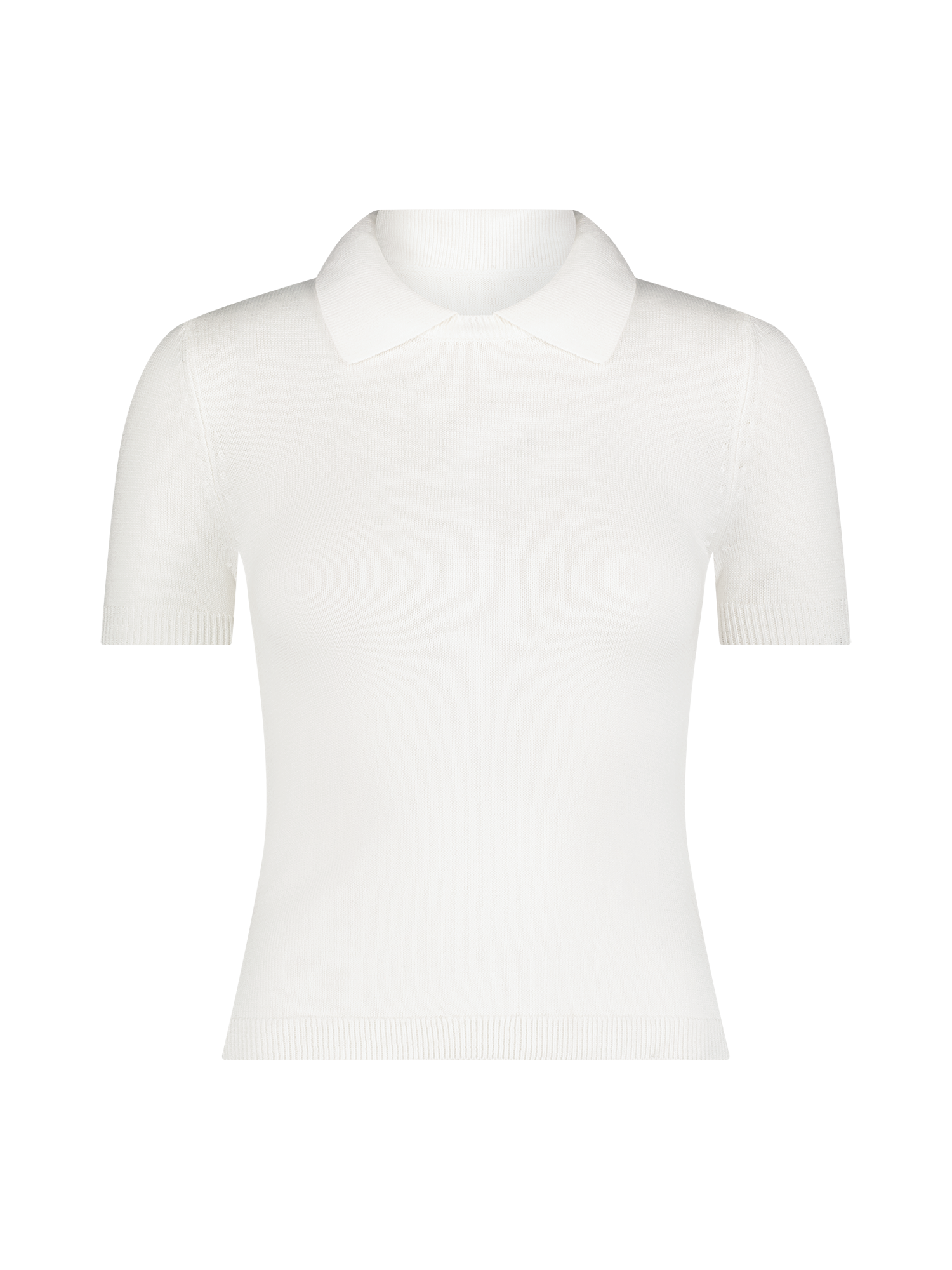 Collared White T-Shirt