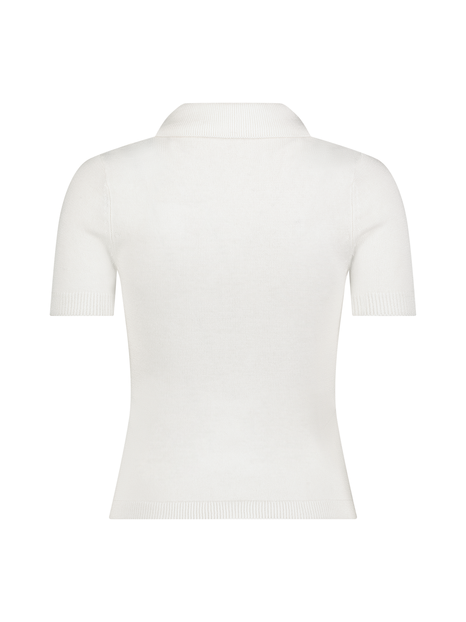 Collared White T-Shirt