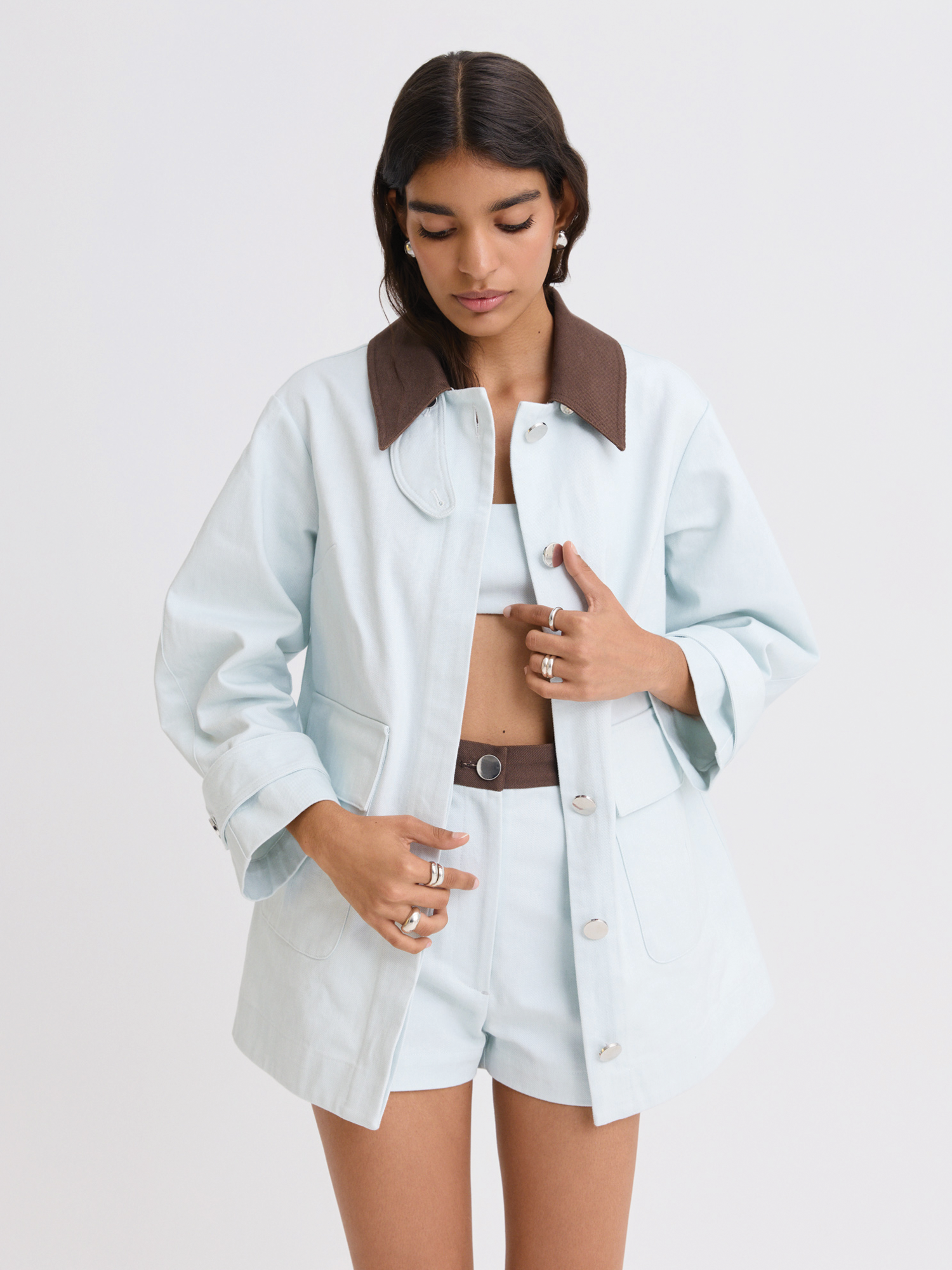 Cargo Light Denim Barn Jacket