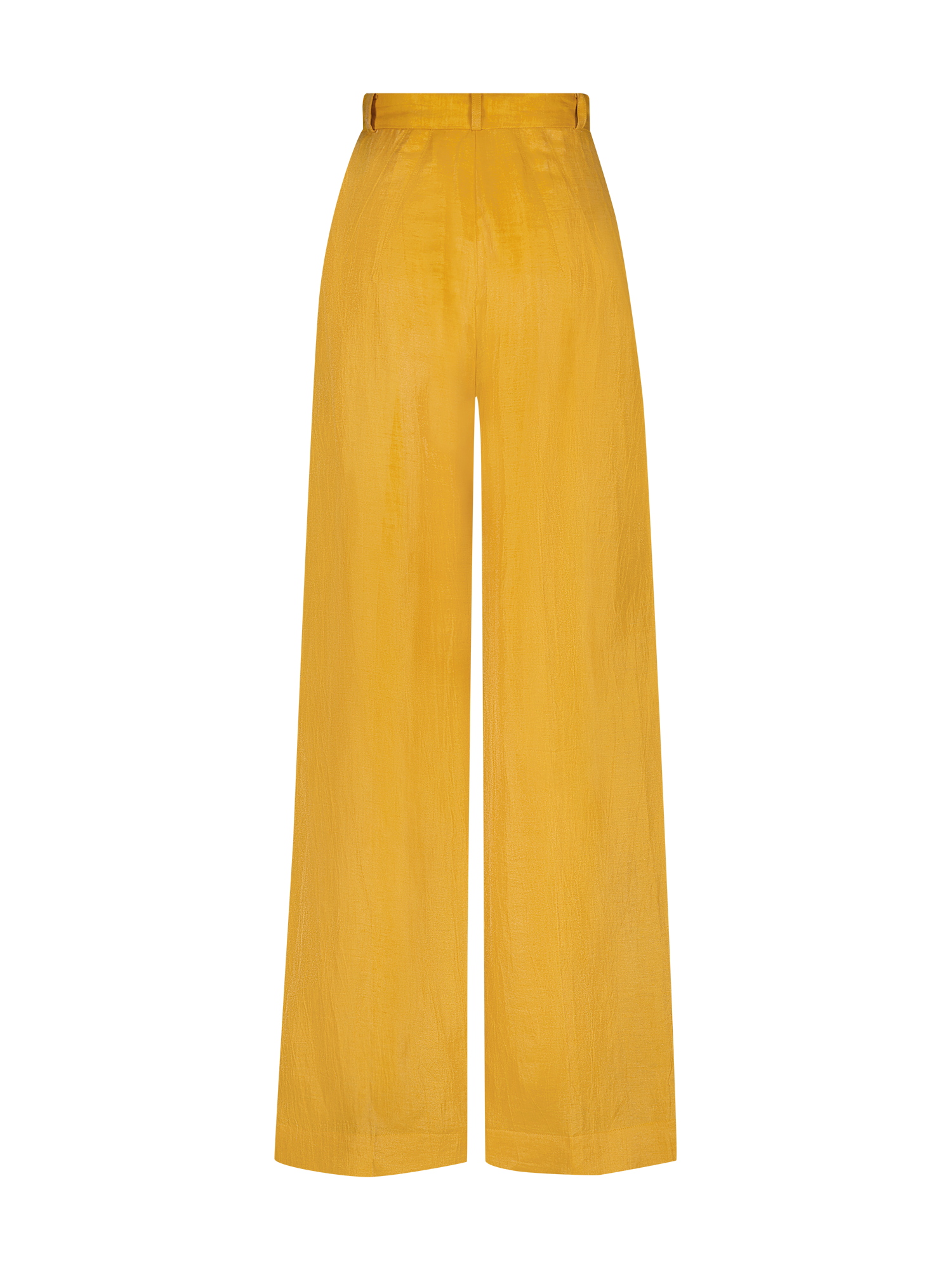 Pleated Saffron Trouser