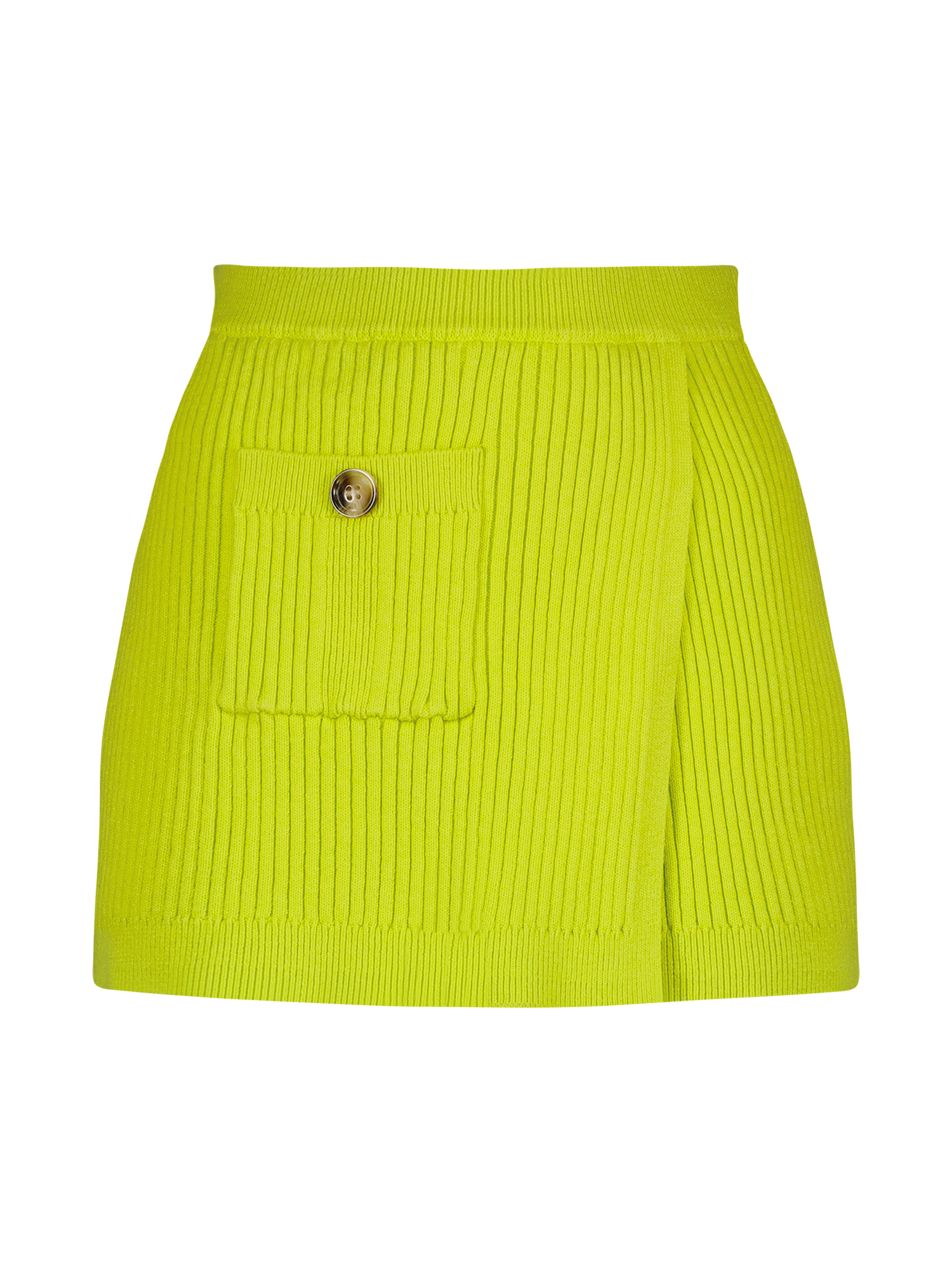 Lime Knit Skort