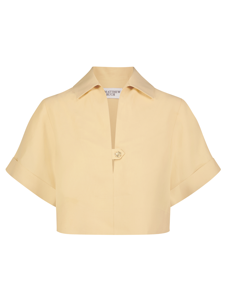 Popover Pale Yellow Shirt