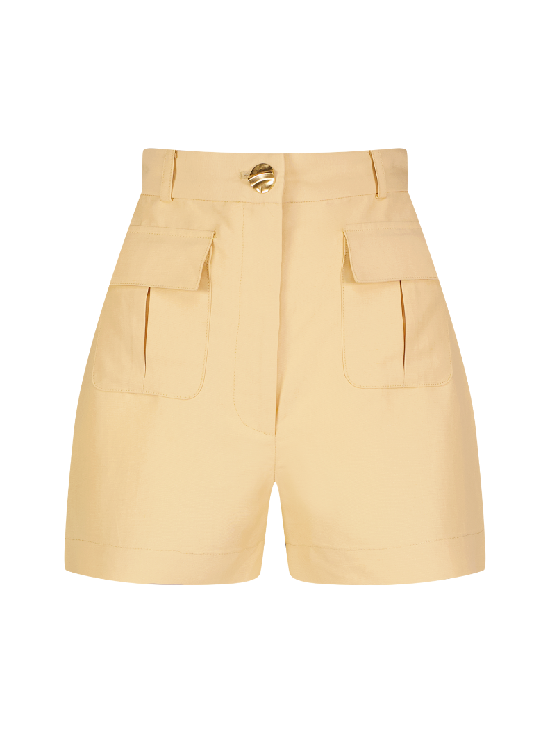 Cargo Pale Yellow Hot Short